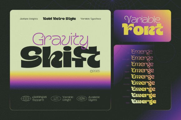 Gravity Shift Font - Featured Image