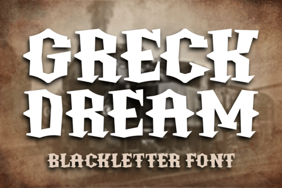 Greck Dream Font - Featured Image