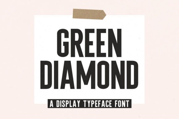 Green Diamond Font - Featured Image