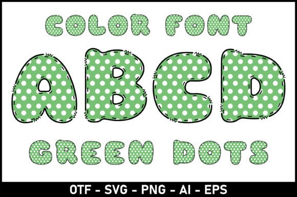 Green Dots Font - Featured Image