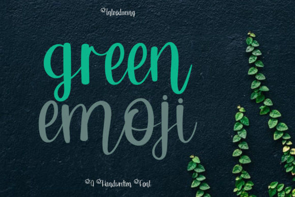 Green Emoji Font - Featured Image