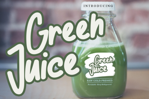 Green Juice Font - Featured Image