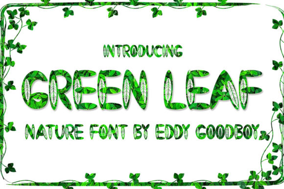 Green Leaf Font - Featured Image