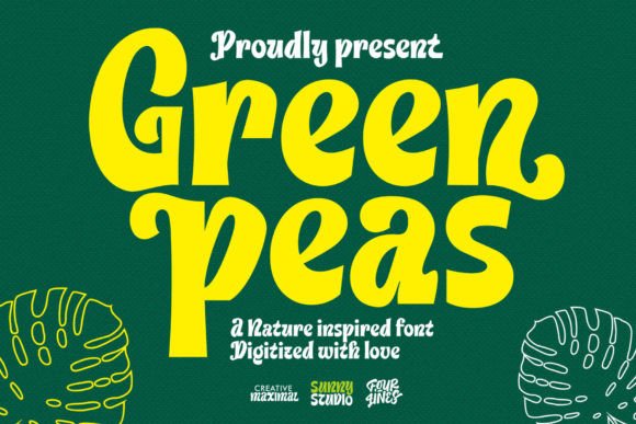 Green Peas Font - Featured Image