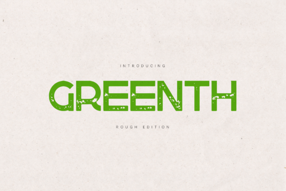 Greenth Font - Featured Image