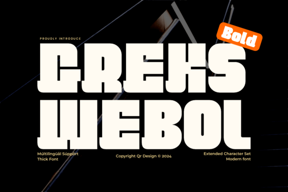 Greks Webol Font - Featured Image