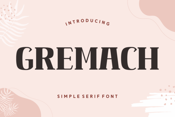 Gremach Font - Featured Image