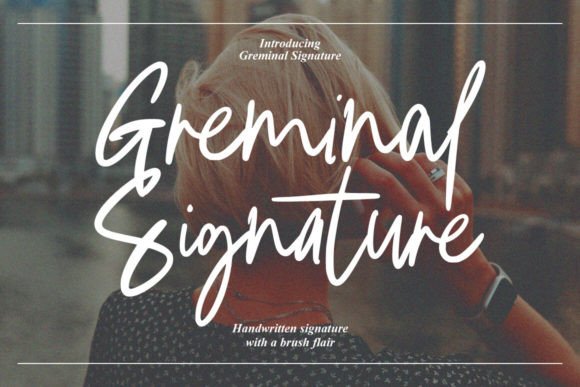 Greminal Signature Font - Featured Image
