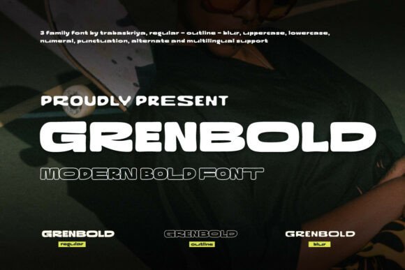 Grenbold Font - Featured Image