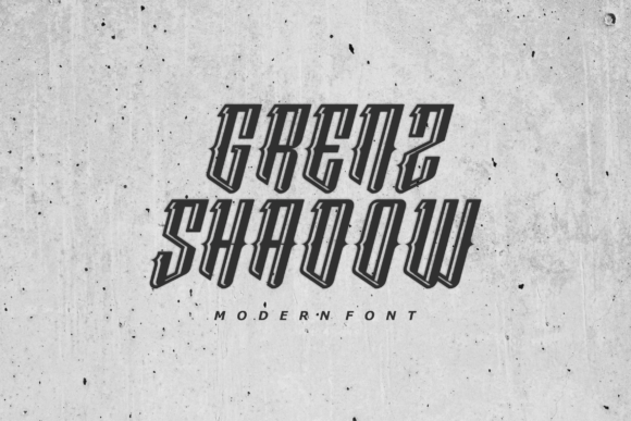 Grenzshadow Font - Featured Image