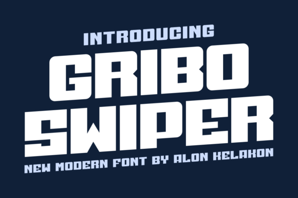 Gribo Swiper Font - Featured Image