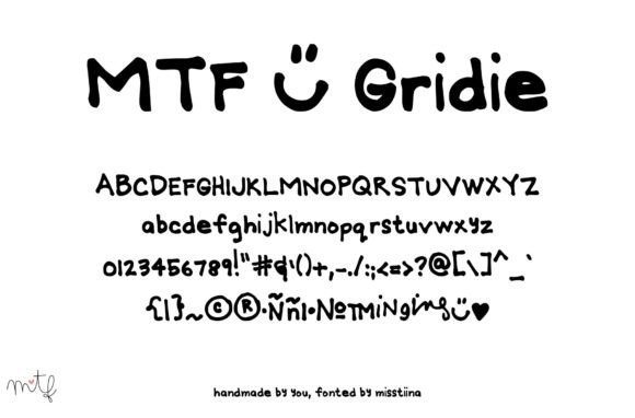 Gridie Font - Featured Image