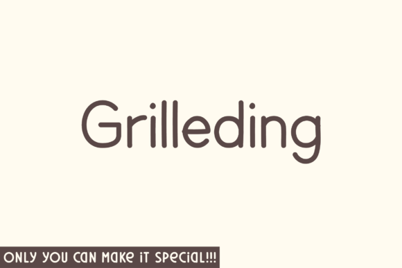 Grilleding Font - Featured Image