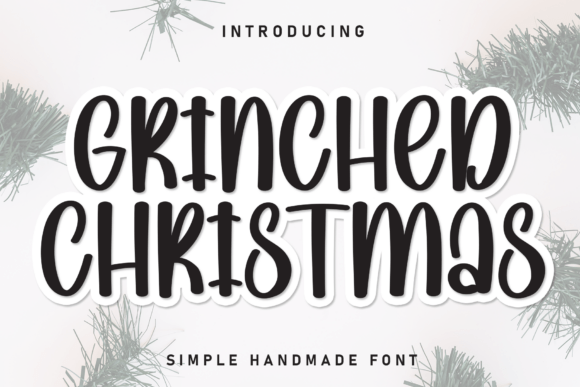 Grinched Christmas Font - Featured Image