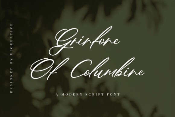 Grinlone of Columbine Font - Featured Image