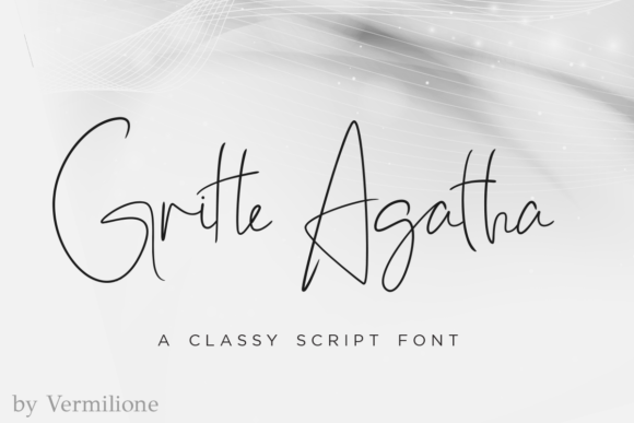 Gritte Agata Font - Featured Image