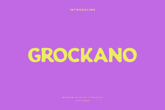 Grockano Font - Featured Image