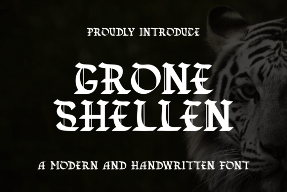 Grone Shellen Font - Featured Image