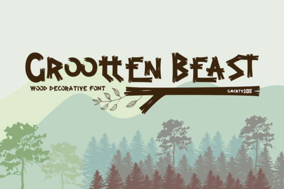 Grootten Beast Font - Featured Image
