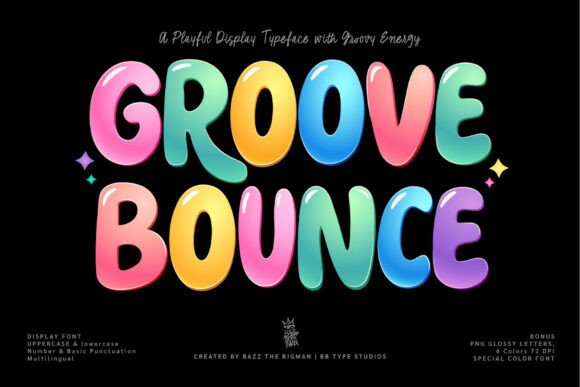 Groove Bounce Font - Featured Image