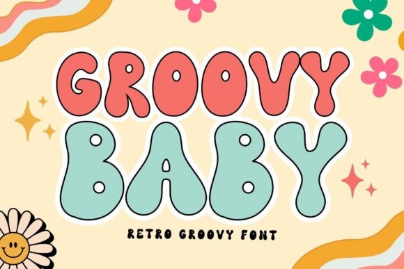 Groovy Baby Font - Featured Image