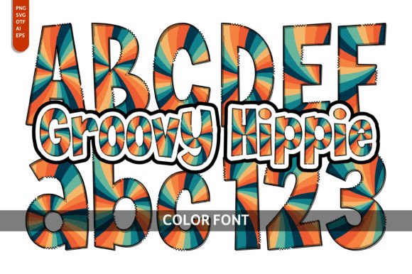 Groovy Hippie Font - Featured Image