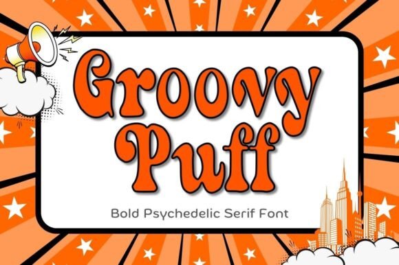 Groovy Puff Font - Featured Image
