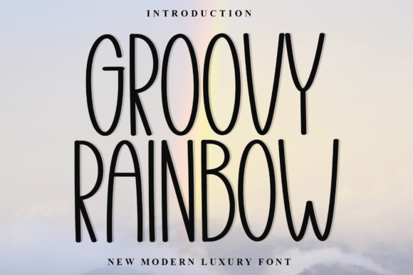 Groovy Rainbow Font - Featured Image