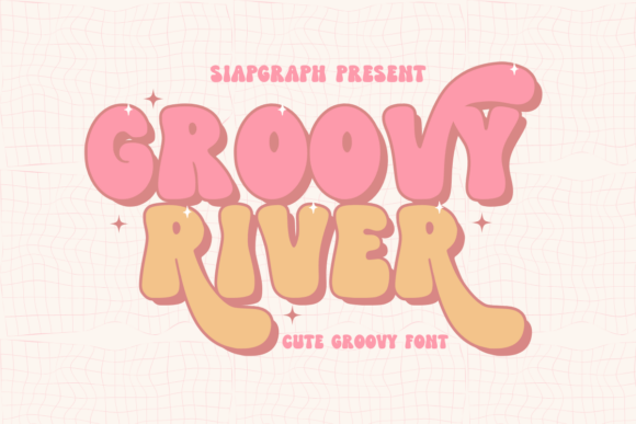 Groovy River Font - Featured Image
