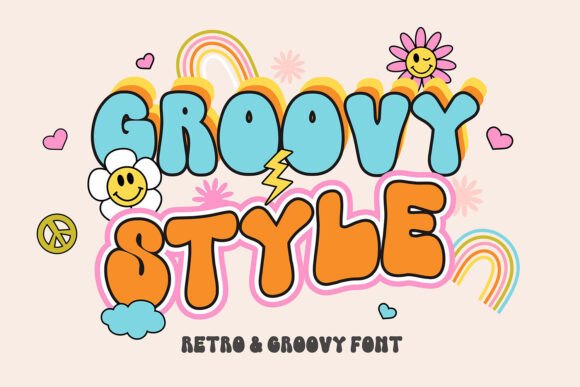 Groovy Style Font - Featured Image