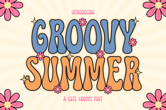 Groovy Summer Font - Featured Image