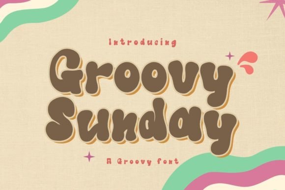 Groovy Sunday Font - Featured Image