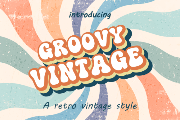 Groovy Vintage Font - Featured Image