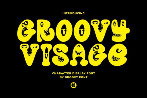 Groovy Visage Font - Featured Image