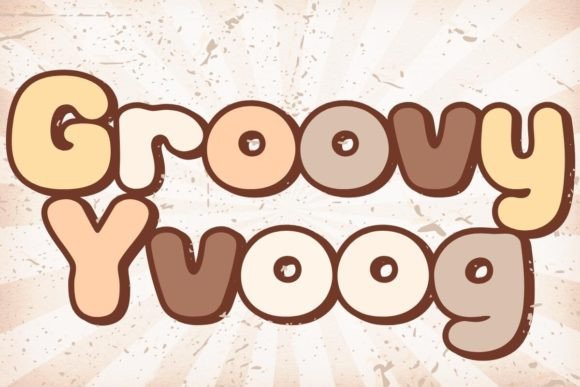 Groovy Yvoog Font - Featured Image