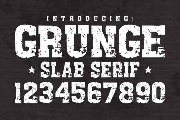 Grunge Font - Featured Image