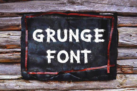 Grunge Font - Featured Image