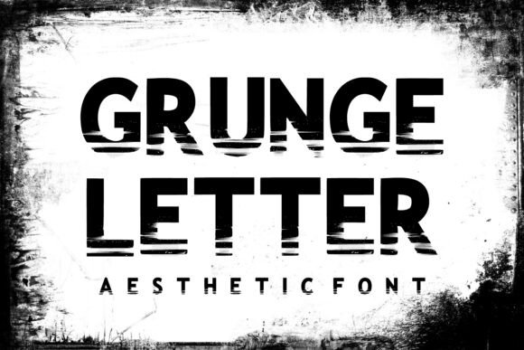 Grunge Letter Font - Featured Image