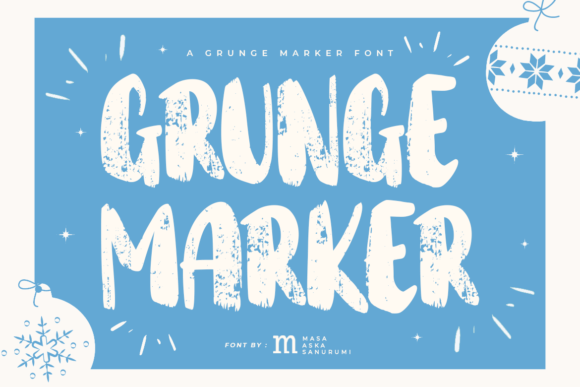 Grunge Marker Font - Featured Image