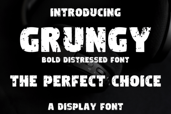 Grungy Font - Featured Image