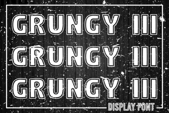 Grungy I I I  Font - Featured Image