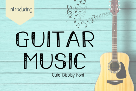 Guitar Music Font - Featured Image