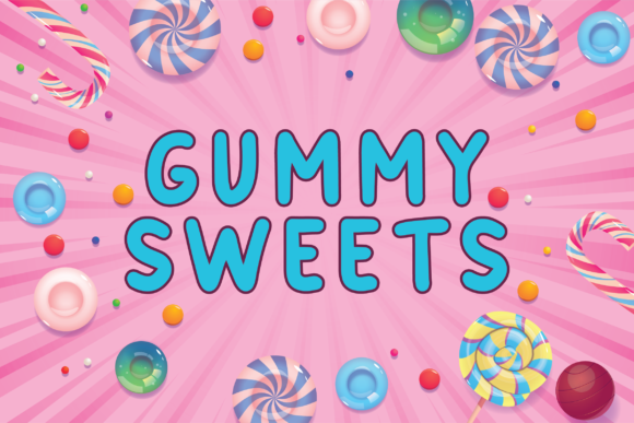 Gummy Sweets Font - Featured Image