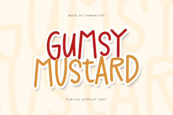Gumsy Mustard Font - Featured Image
