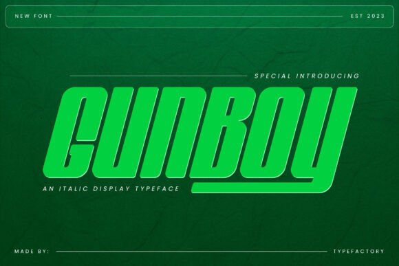 Gunboy Font - Featured Image
