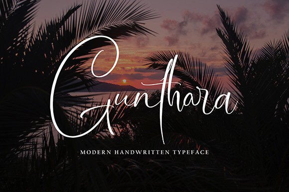 Gunthara Font - Featured Image