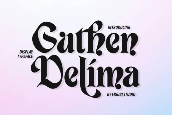 Guthen Delima Font - Featured Image