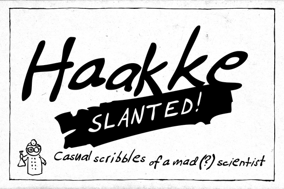 Haakke Slanted Font - Featured Image