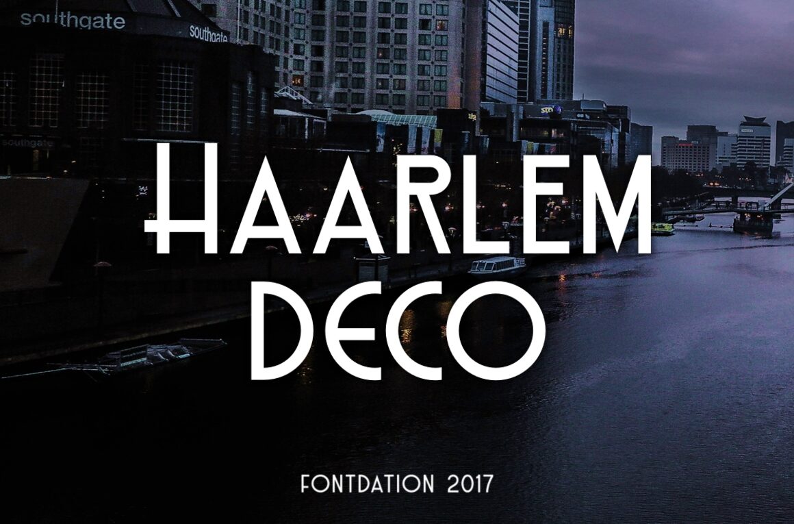 Haarlem Deco Font - Featured Image