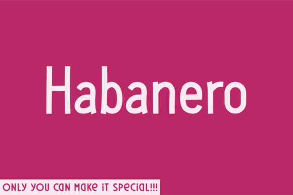 Habanero Font - Featured Image